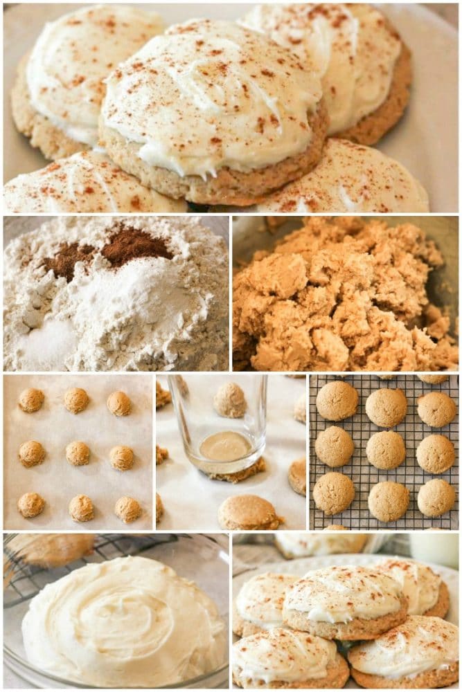 How to make frosted eggnog cookies