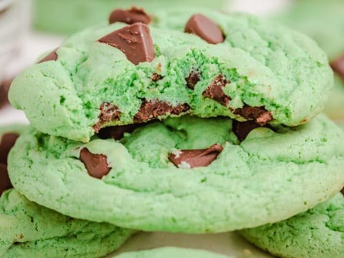 Chocolate Mint Cookies {In 15 Minutes!}
