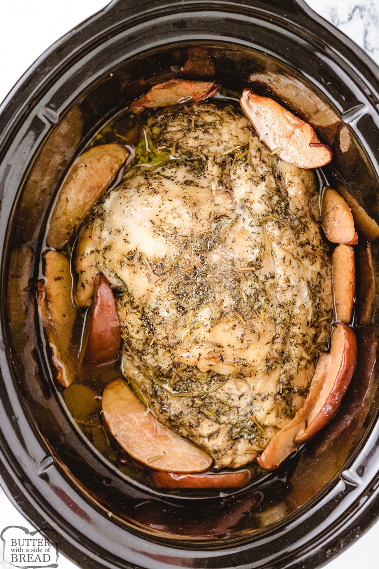 turkey breast cooked in a crock pot