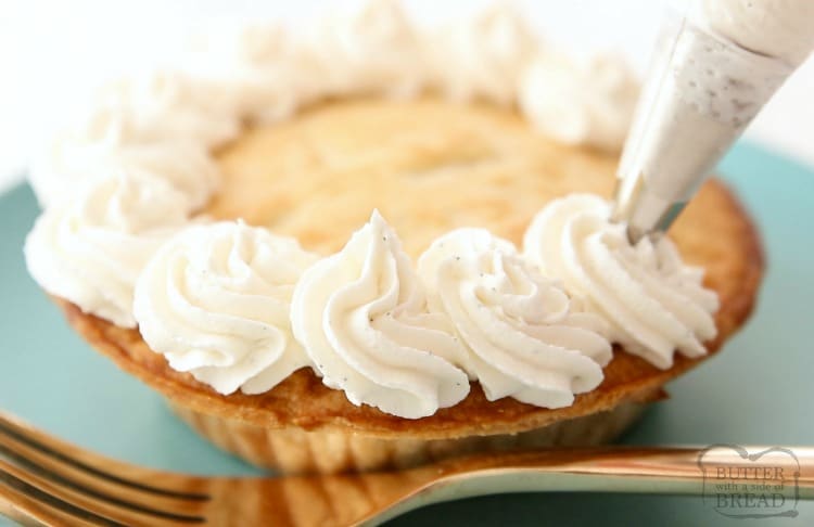 stabilized whipped cream with cream cheese