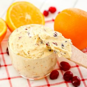 ingredients for best cranberry orange butter