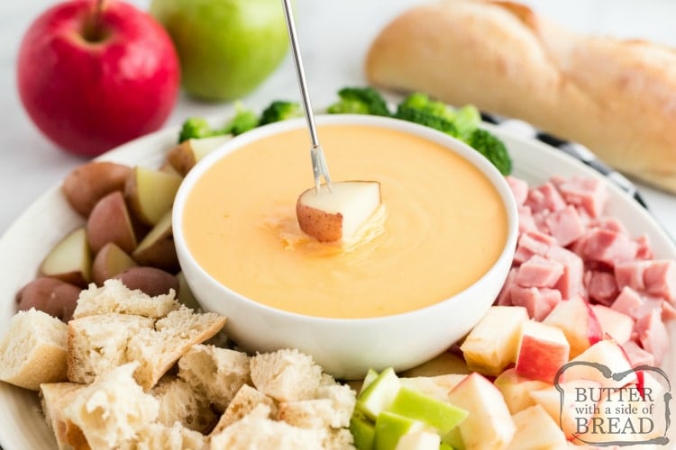 Simple cheese fondue recipe