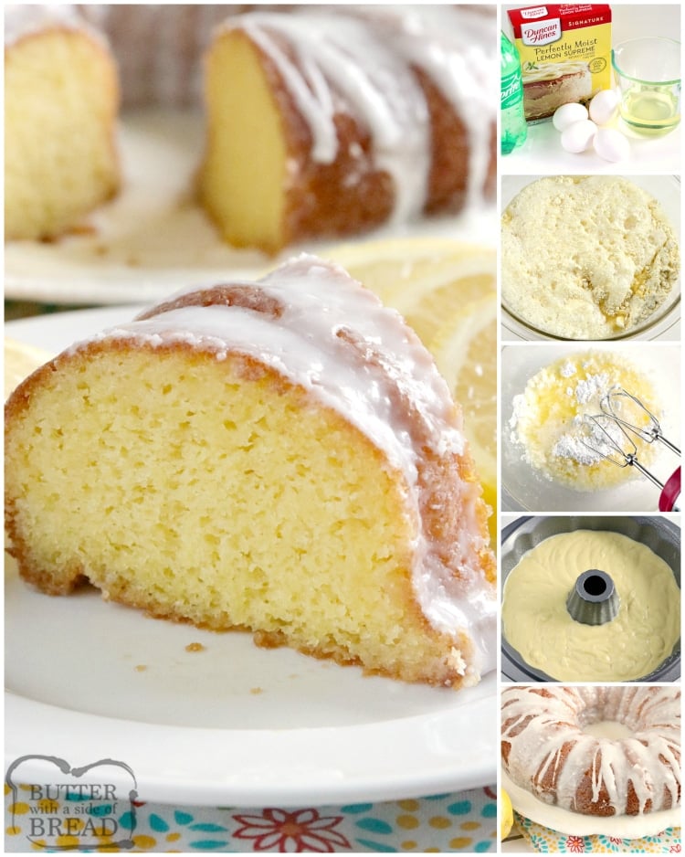 Step by step instructions on how to make lemon cake recipe