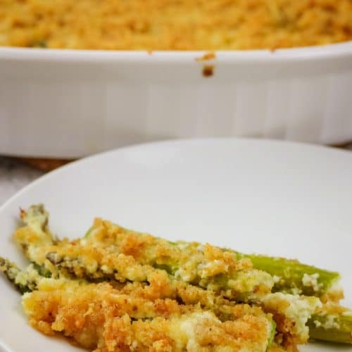 CREAMY BAKED ASPARAGUS - Butter with a Side of Bread