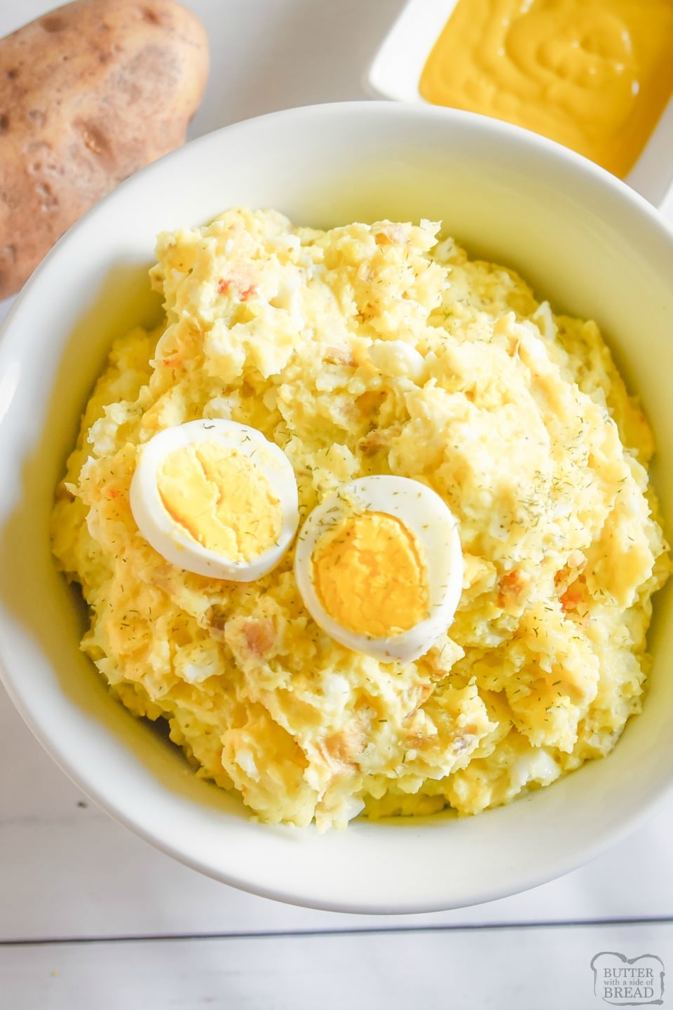 Southern Potato Salad recipe with Yukon Gold potatoes