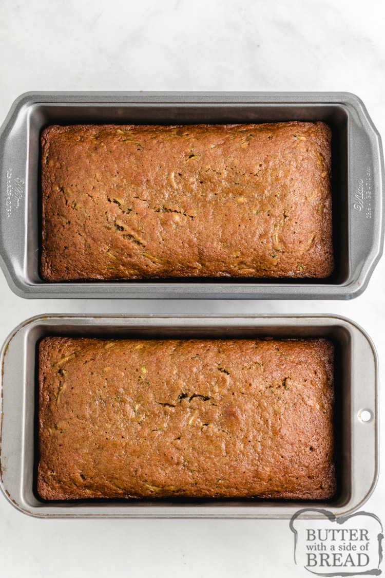 Banana bread with grated zucchini