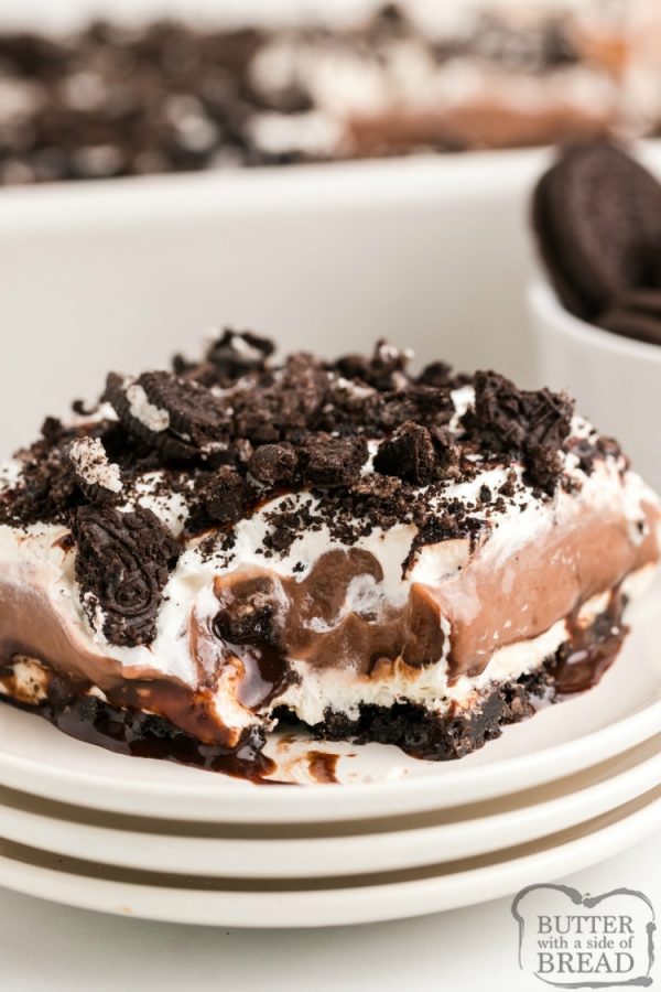 LAYERED OREO PUDDING DESSERT - Butter with a Side of Bread