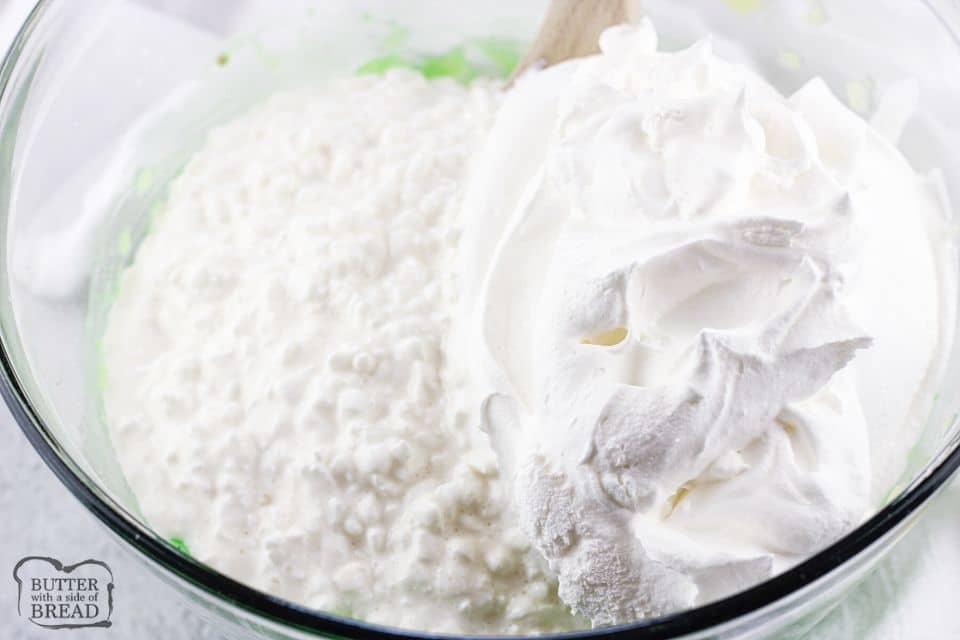 cottage cheese and whipped topping