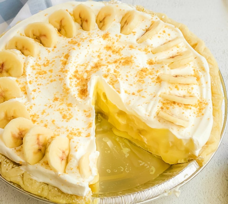 Homemade Banana Cream Pie recipe