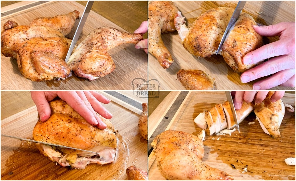 How to carve a whole chicken