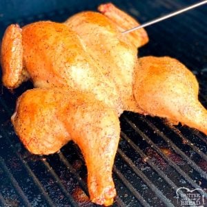 Stick of Butter Smoked Whole Chicken