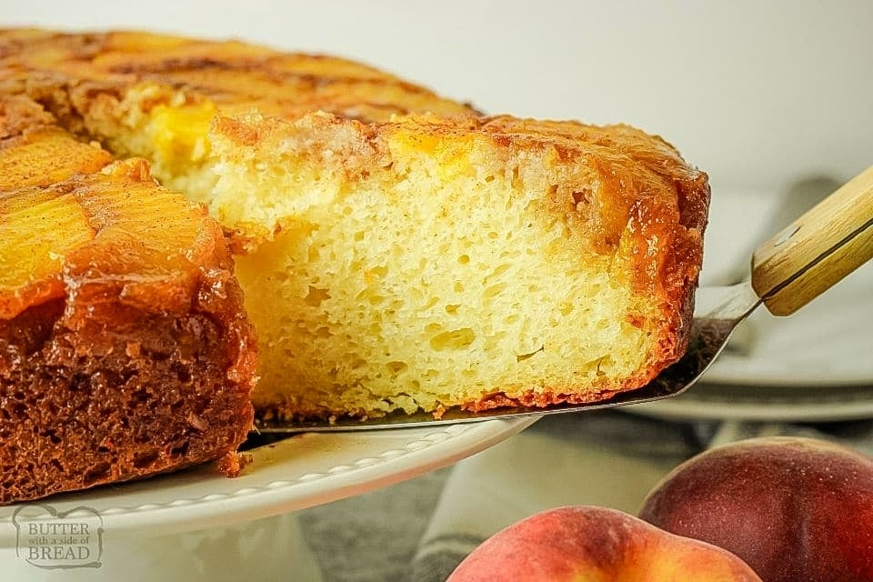 Peach Upside Down Cake recipe 
