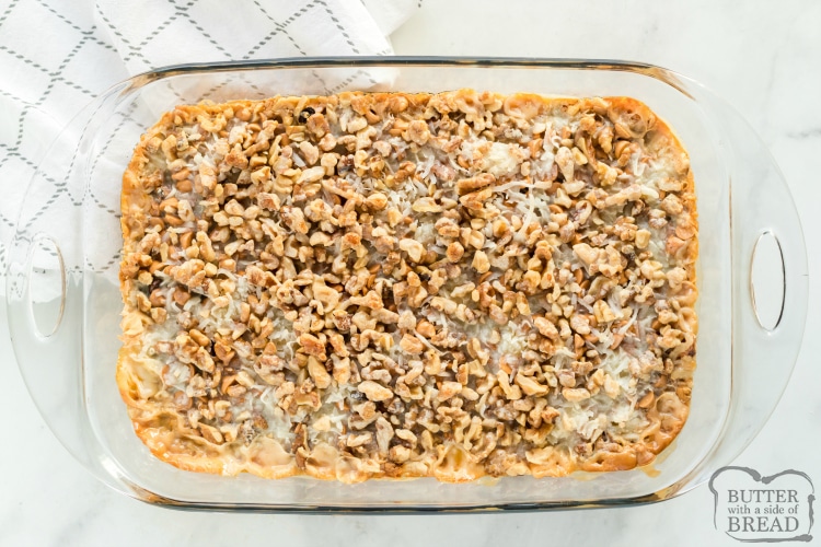 Baked 7 layer bars 