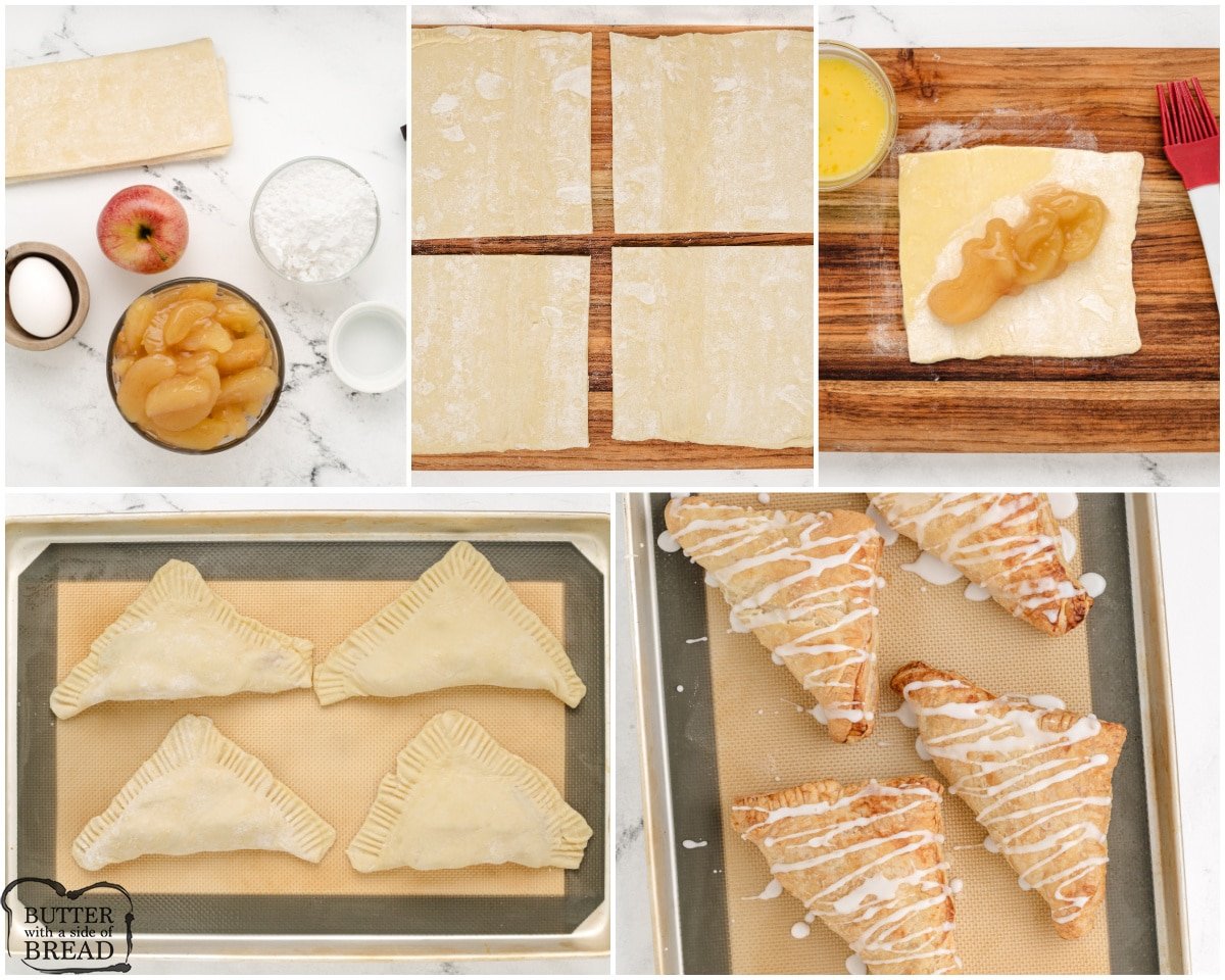 how to make puff pastry apple turnovers