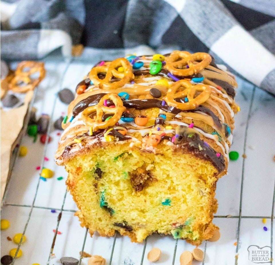 Monster Cookie Quick Sweet Bread recipe