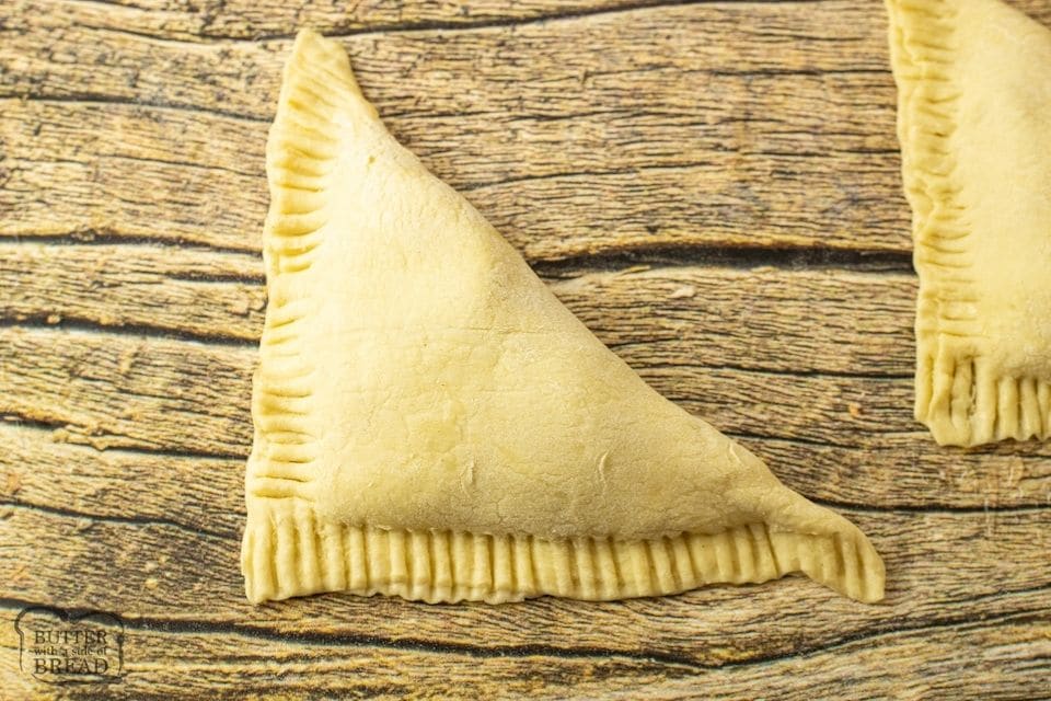 uncooked turnover