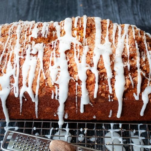 The Best Pumpkin Bread Recipe with Glazed Topping