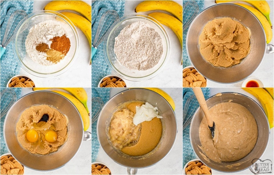 how to make Easy Gingersnap Banana Bread recipe