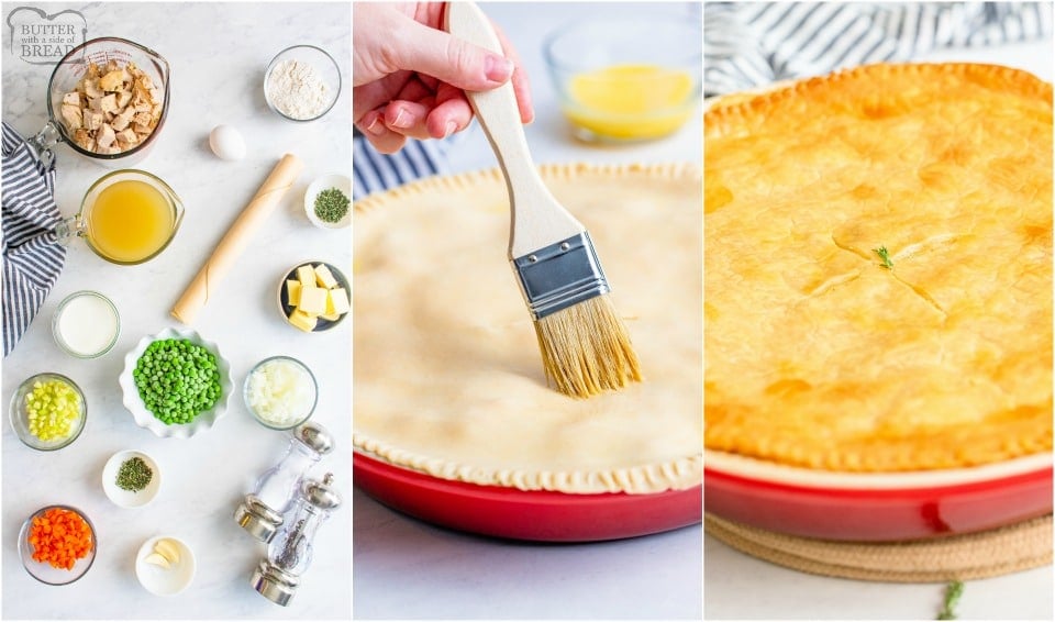 how to make Leftover turkey pot pie recipe