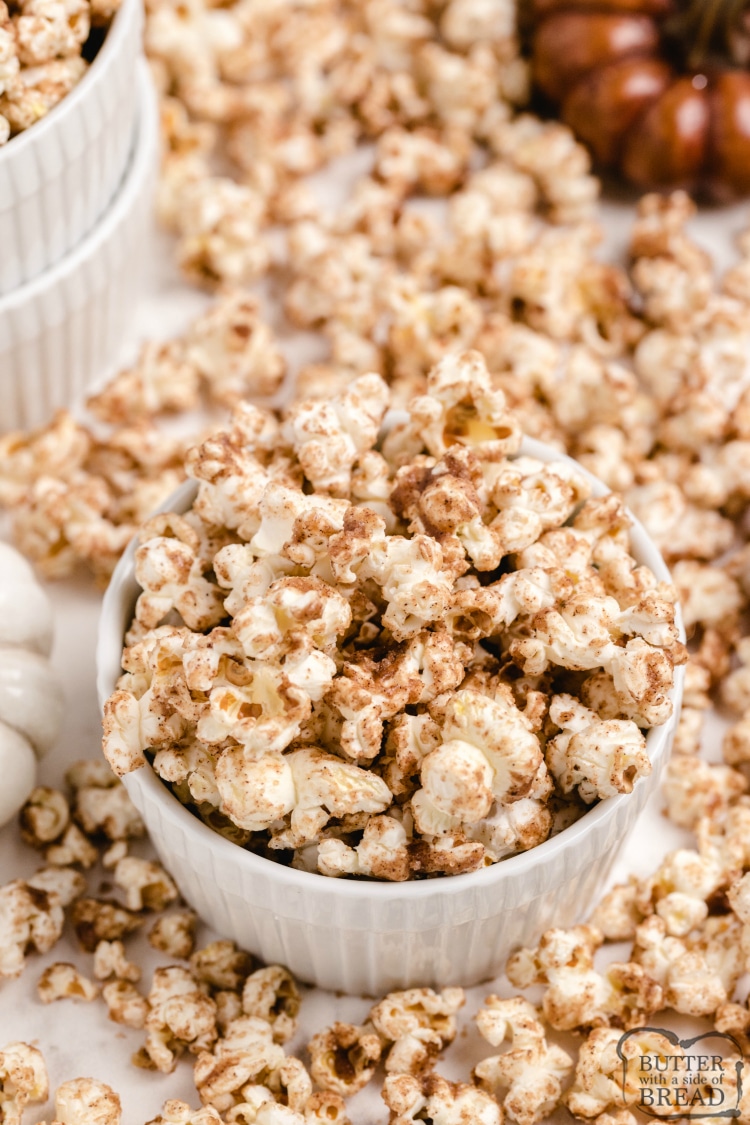 Maple popcorn topping