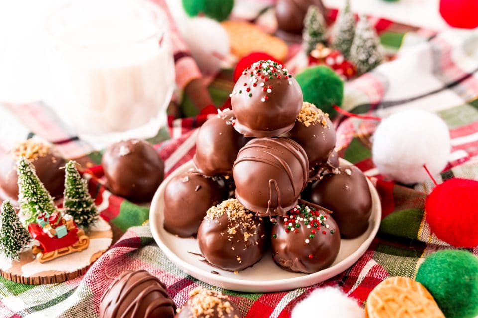 Easy Nutter Butter Truffles chocolate Christmas candy