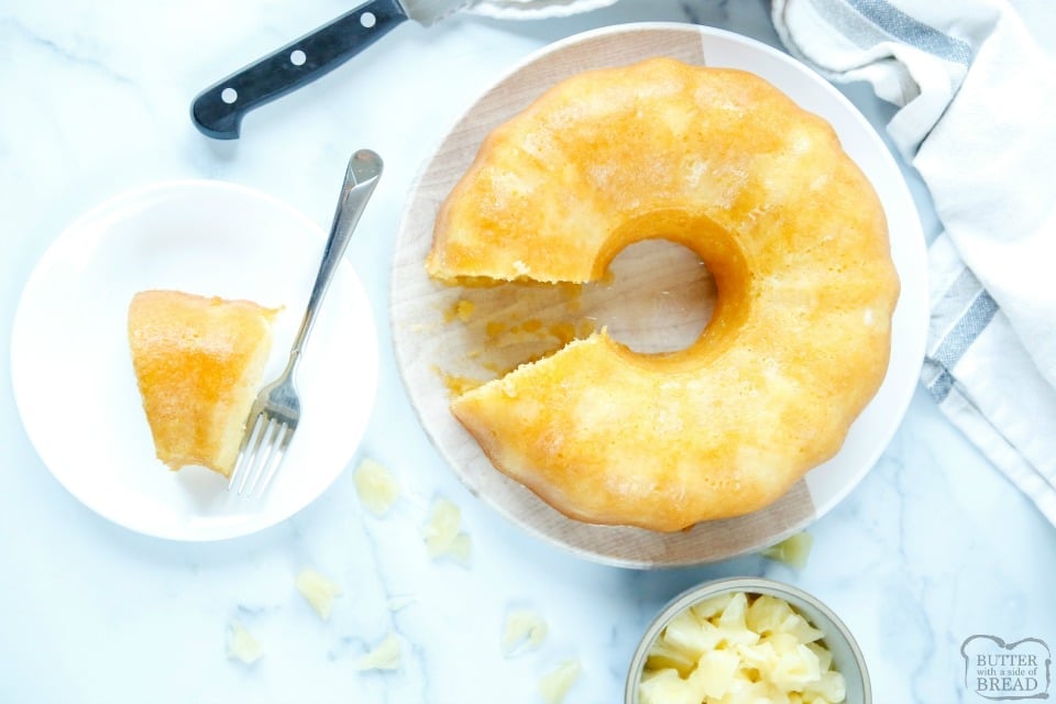 Easy Pineapple Bundt Cake recipe