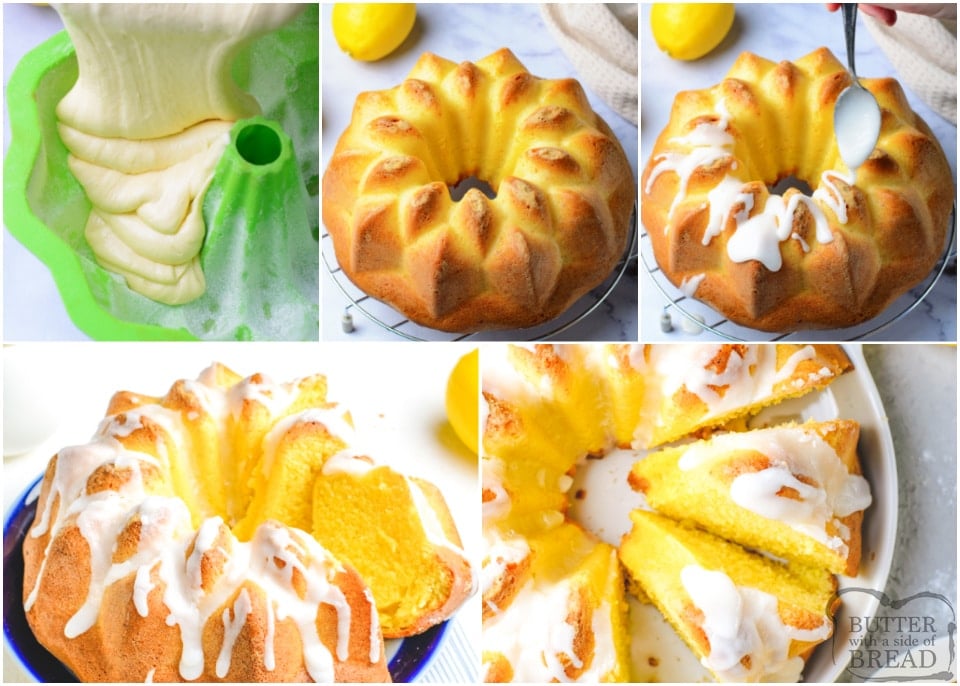 how to make Iced Lemon Bundt Cake recipe