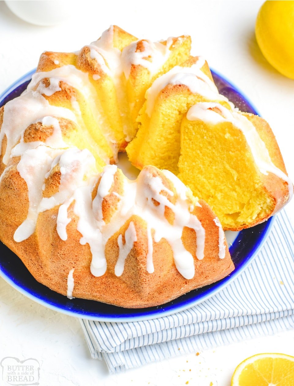 Iced Lemon Bundt Cake recipe