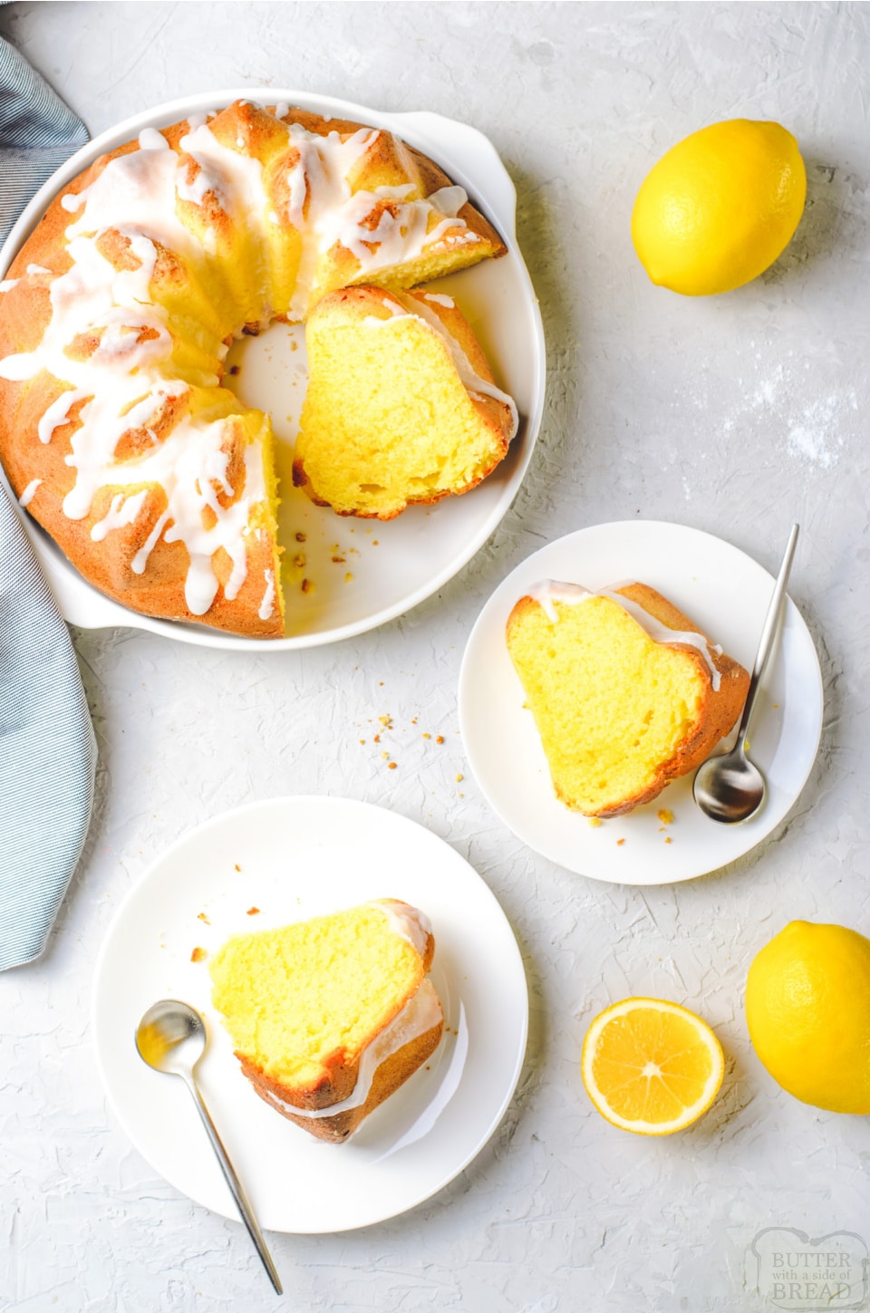 Iced Lemon Bundt Cake recipe