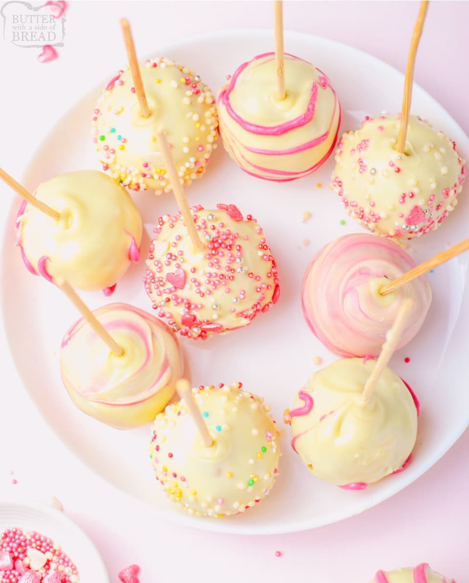 Pretty Pink Cake Pops recipe