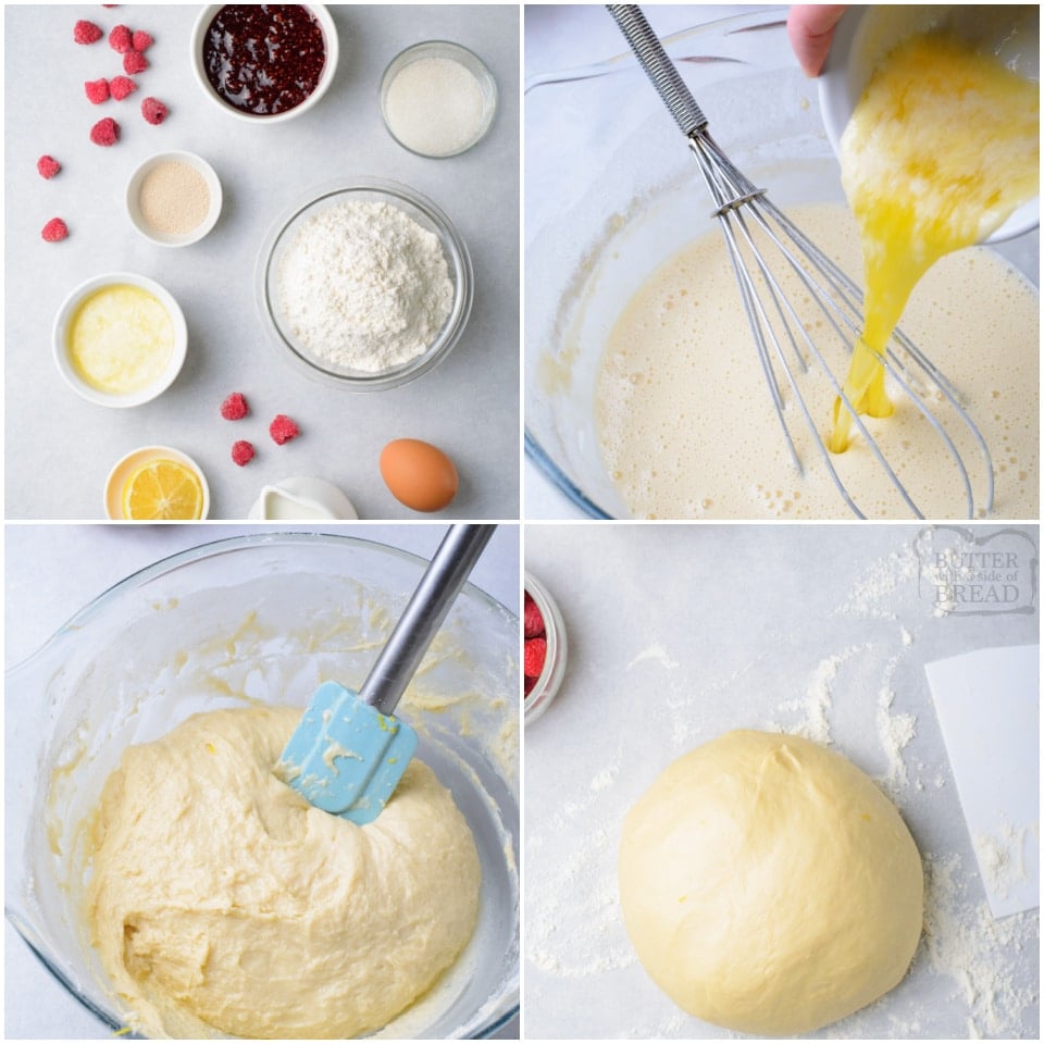 how to make Homemade Raspberry Twist Bread recipe