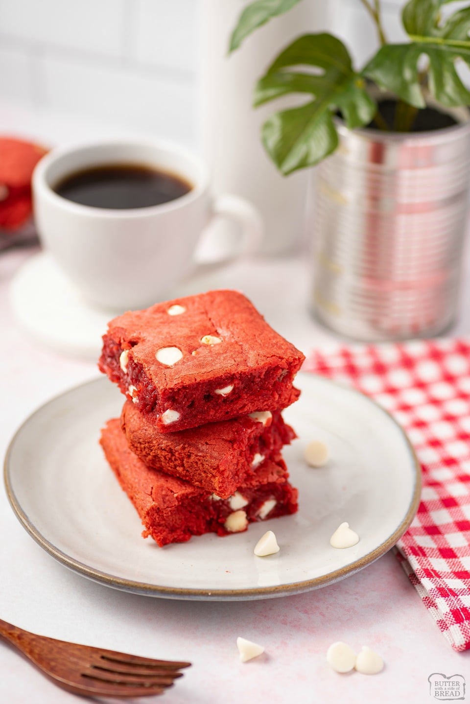 Homemade Red Velvet Brownies recipe