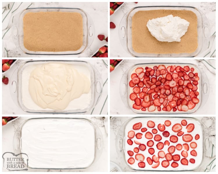 How to make Strawberry Cheesecake Lush recipe
