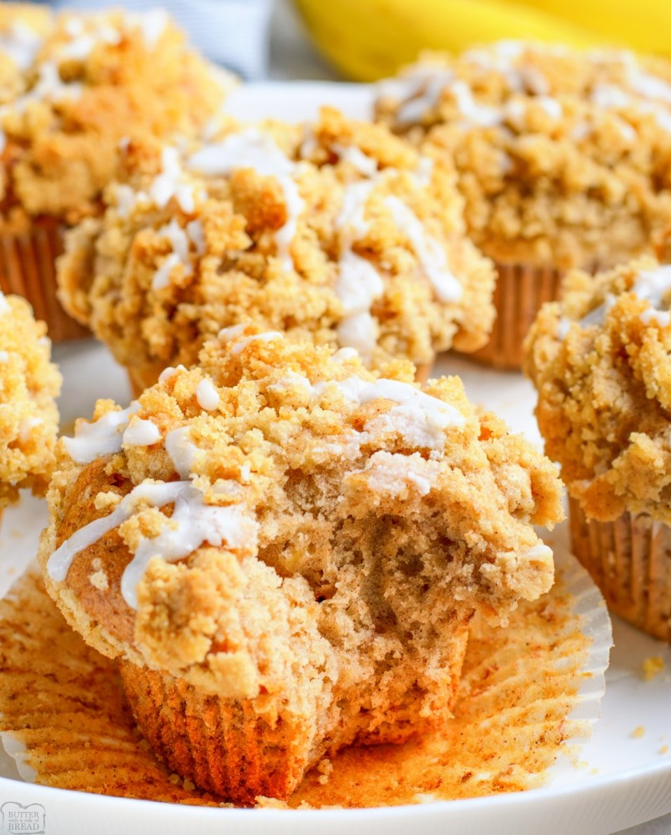 How to Make Bakery Style Banana Bread Muffins