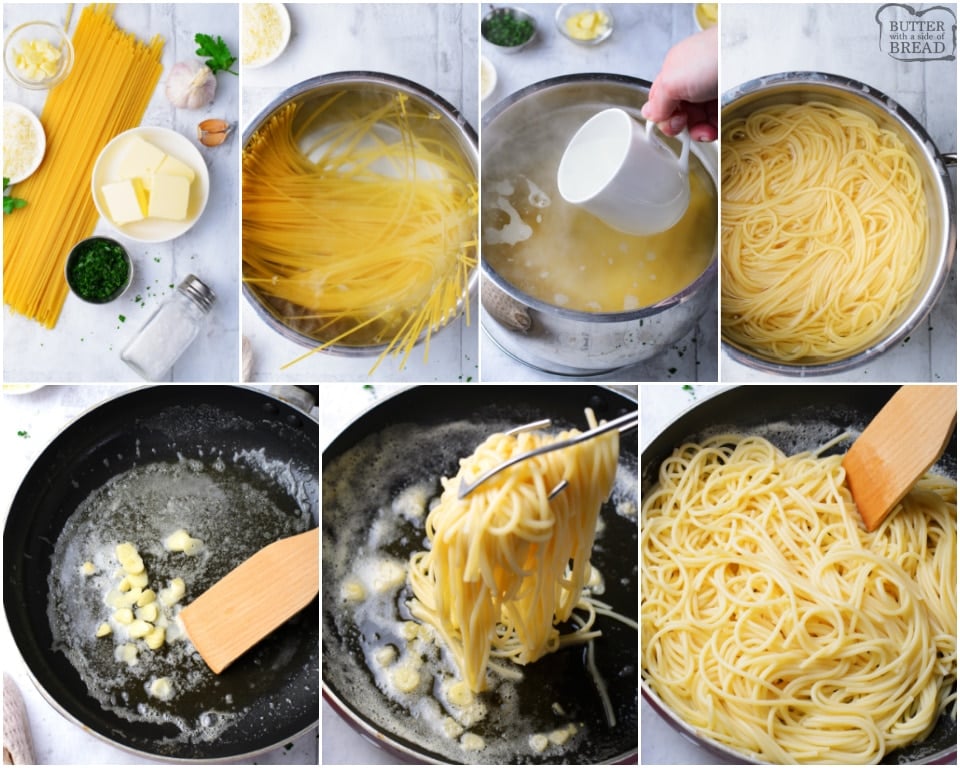 how to make Easy Garlic Butter Pasta recipe