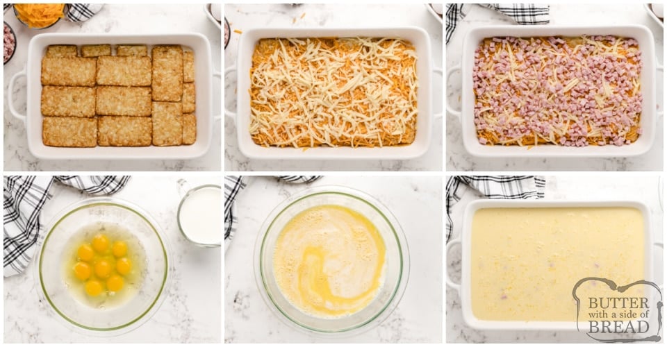How to make hash brown breakfast casserole