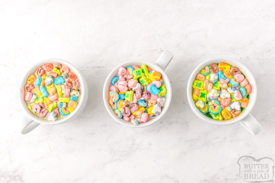 Festive St. Patrick's Day Hot Chocolate Bombs with Lucky Charms marshmallows
