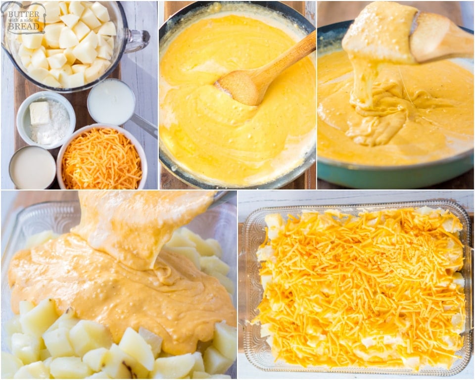 How to Make Homemade Cheesy Potatoes recipe