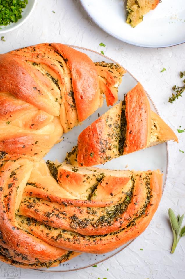 How to make Homemade Italian Herbs and Cheese Bread