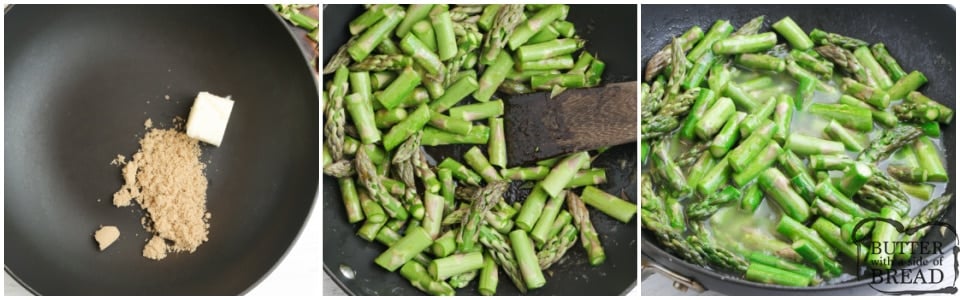 How to make asparagus on the stove