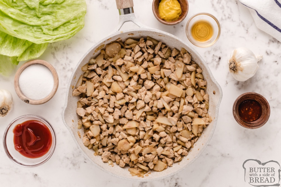 How to make Copycat PF Changs Lettuce Wraps