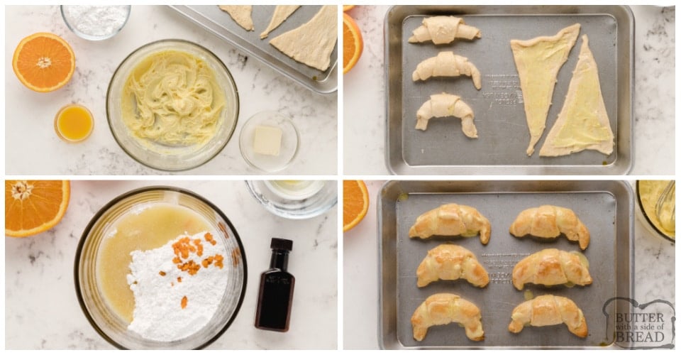 How to make Orange Breakfast Crescents