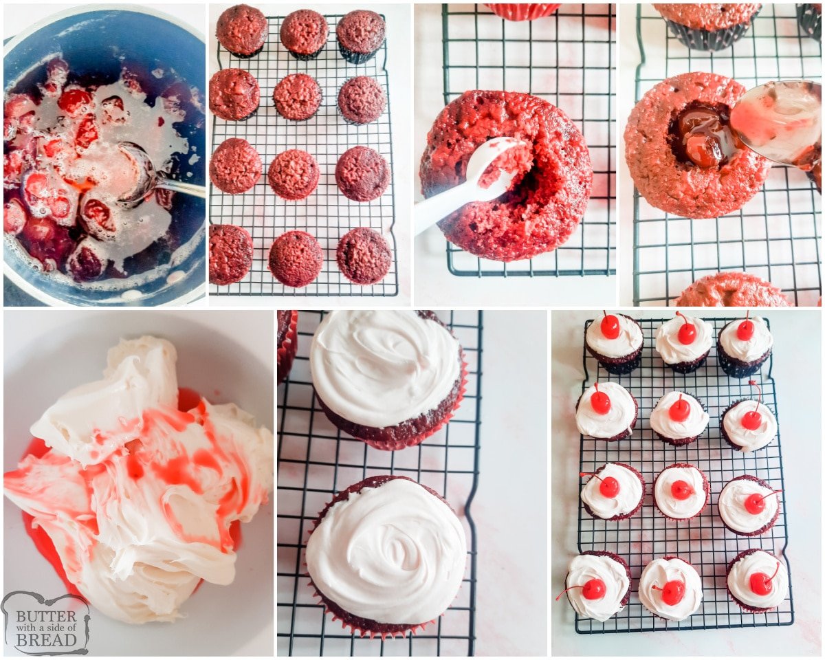 using cherry cola in a cake mix for cupcakes