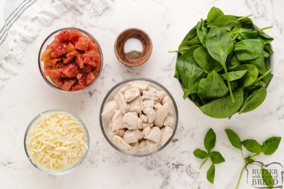 Ingredients in Italian Chicken Skillet