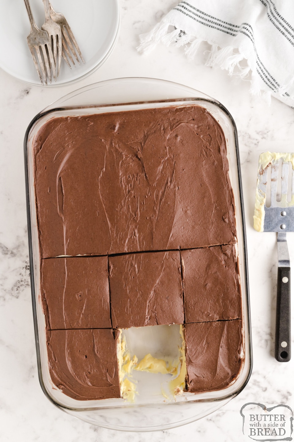 No Bake Chocolate Eclair Dessert