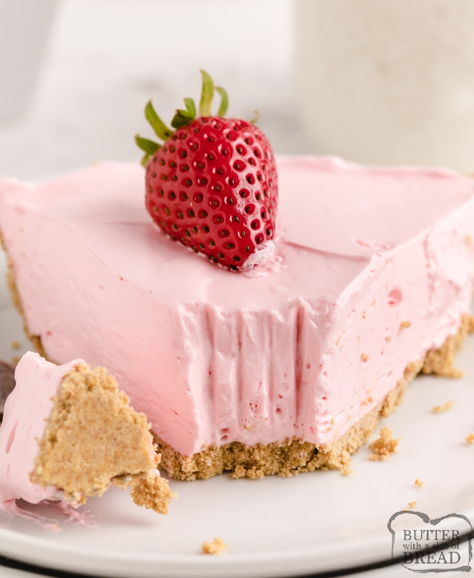 No-bake Kool-Aid Pie has only four ingredients and can be made in any flavor you want! It's a refreshing no-bake dessert recipe made with Kool-Aid, Cool Whip, and sweetened condensed milk in a graham cracker pie crust.