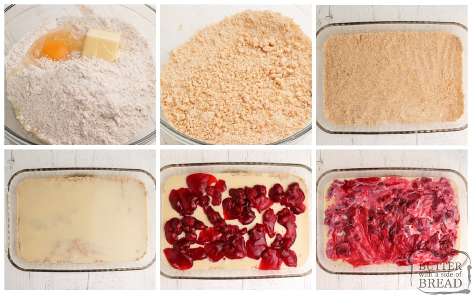 Step by step instructions on how to make Strawberry Banana Bars