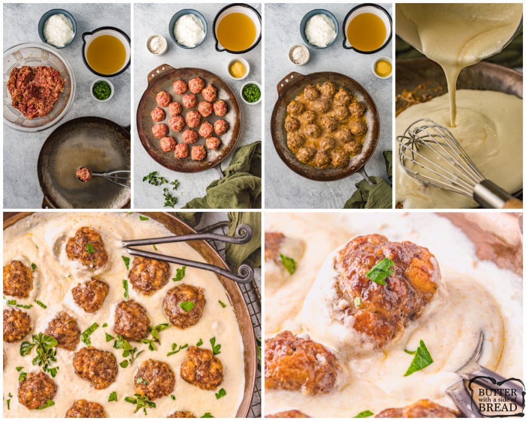 how to make meatballs and gravy
