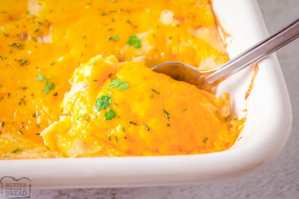 TWICE BAKED POTATO CASSEROLE - Butter with a Side of Bread