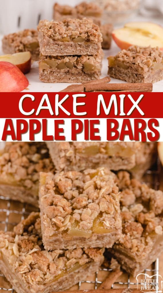 CAKE MIX APPLE PIE BARS Butter with a Side of Bread